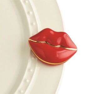 RETIRED Nora Fleming Mini - A249 Smooches (Red Lips)